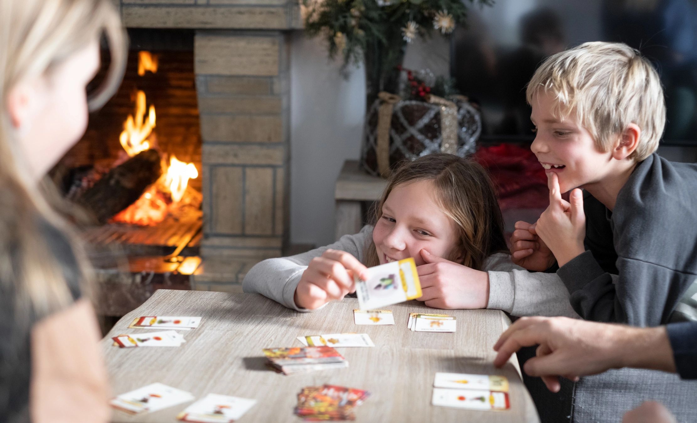 family tabletop game cozy warm