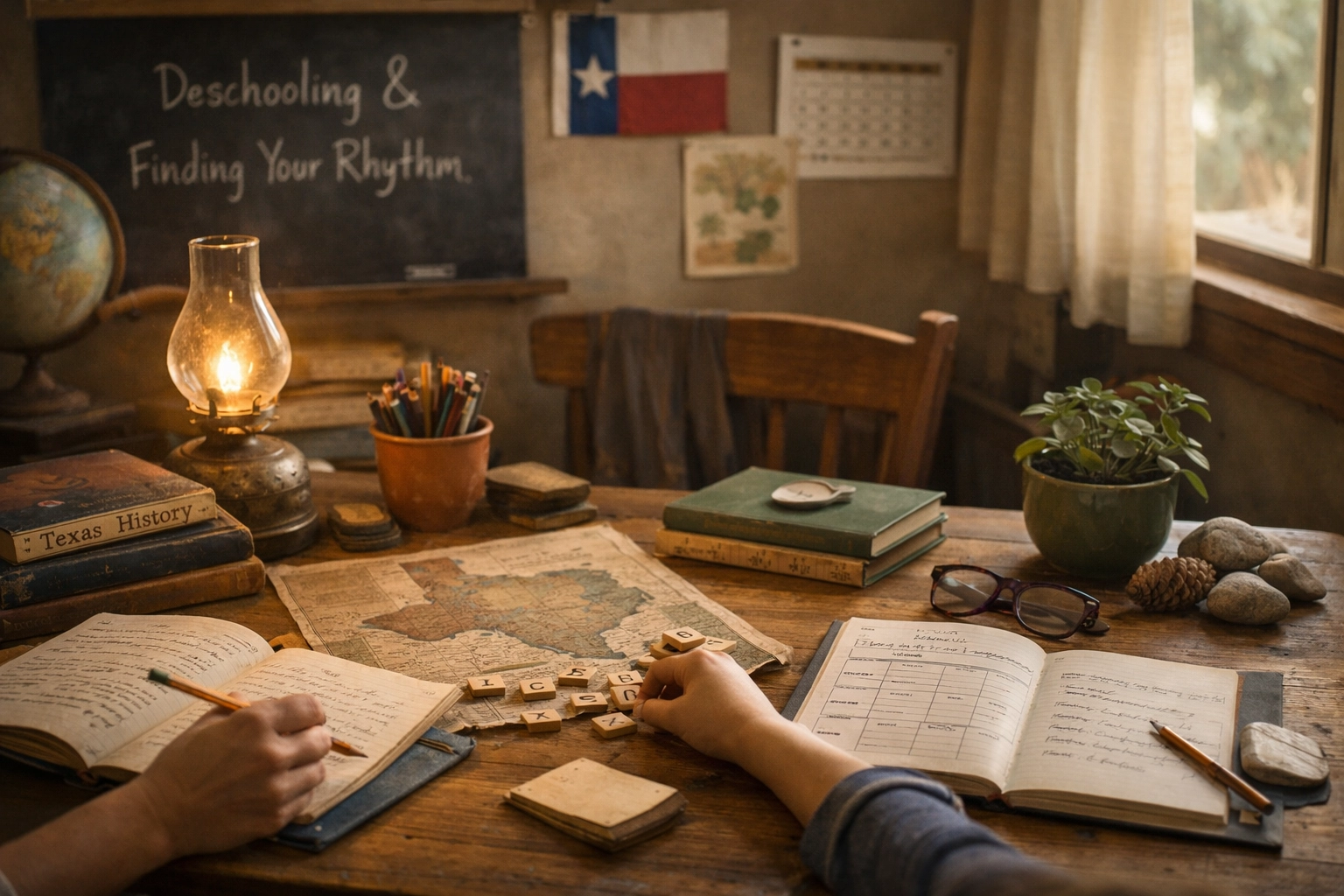 The First 30 Days of Homeschooling in Texas: Deschooling, Schedules, and Finding Your Rhythm (Easy Guide for New Families)
