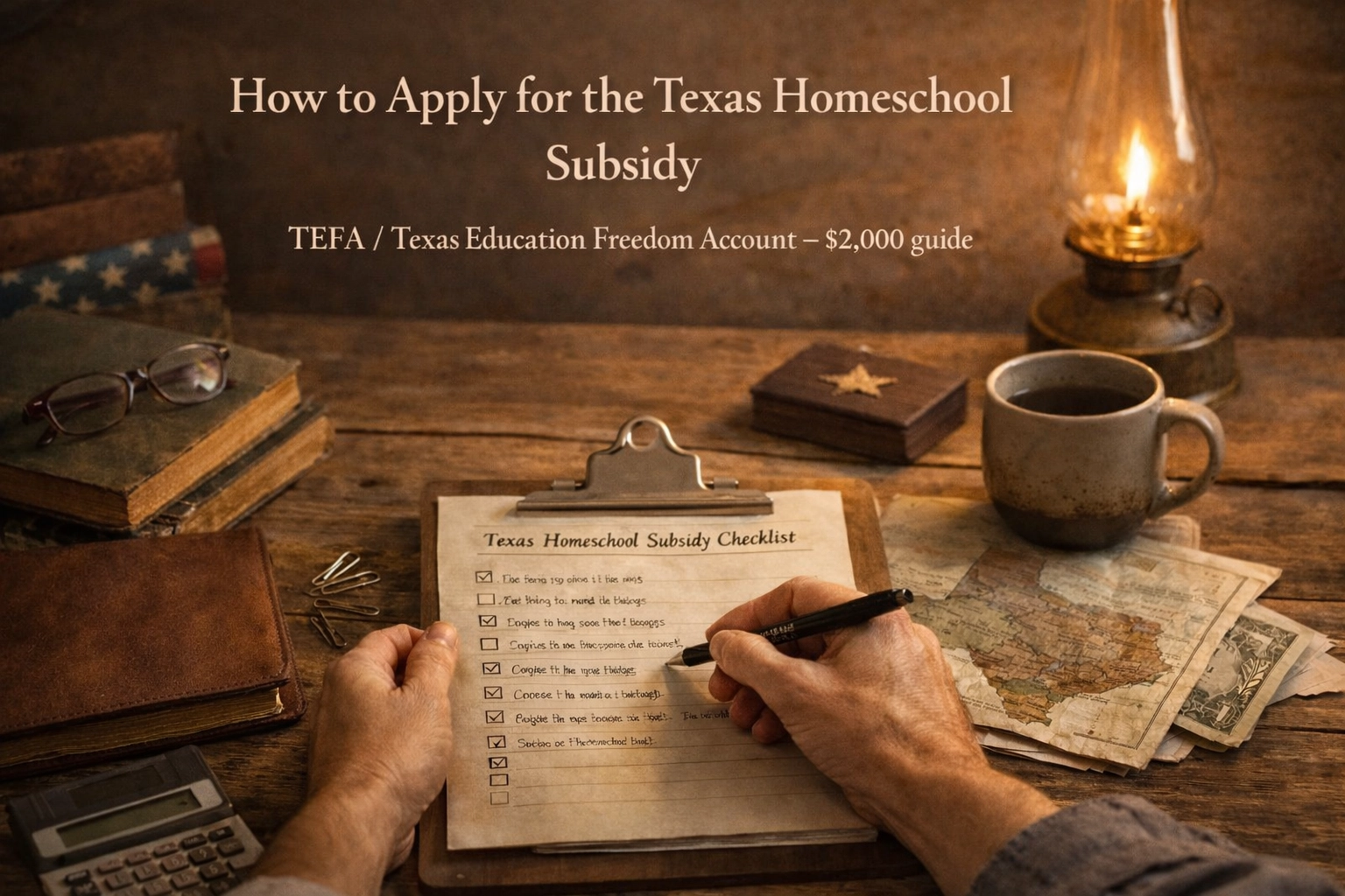 How to Apply for the Texas Homeschool Subsidy (TEFA): A Step-by-Step Checklist